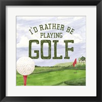 Golf Days III-Rather Be Fine Art Print