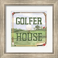 Golf Days IV-Golfer House Fine Art Print