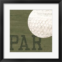 Golf Days XII-Par Framed Print