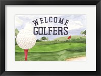 Golf Days landscape I-Welcome Fine Art Print