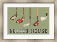 Golf Days landscape II-Golfer House Fine Art Print