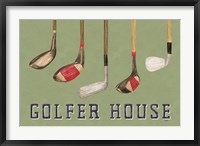 Golf Days landscape II-Golfer House Fine Art Print