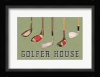Golf Days landscape II-Golfer House Fine Art Print