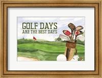 Golf Days landscape IV-Best Days Fine Art Print