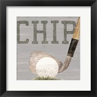 Golf Days neutral VII-Chip Fine Art Print