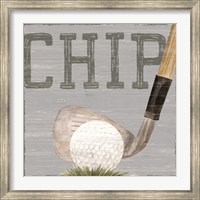 Golf Days neutral VII-Chip Fine Art Print