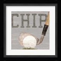 Golf Days neutral VII-Chip Fine Art Print