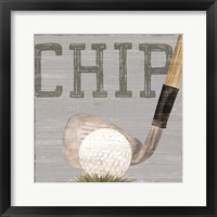 Golf Days neutral VII-Chip Framed Print