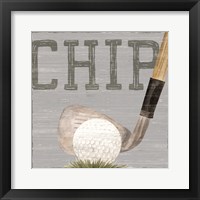 Golf Days neutral VII-Chip Fine Art Print