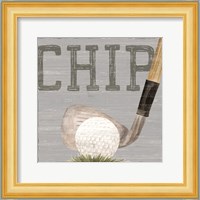 Golf Days neutral VII-Chip Fine Art Print