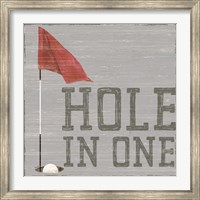 Golf Days neutral IX-Hole in One Fine Art Print