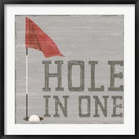 Golf Days neutral IX-Hole in One Fine Art Print