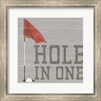 Golf Days neutral IX-Hole in One Fine Art Print