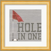 Golf Days neutral IX-Hole in One Fine Art Print