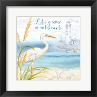 By the Seashore VIII Framed Print