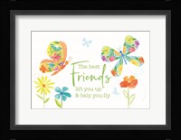 Dreams Take Flight on White IV Framed Print