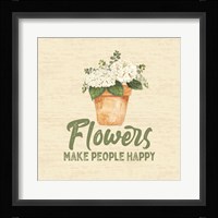 In My Garden IX Framed Print