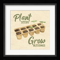 In My Garden X Framed Print