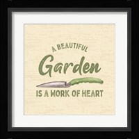 In My Garden XII Framed Print