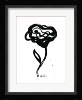 Inked Florals IV Framed Print