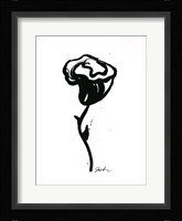 Inked Florals V Framed Print