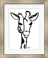 Inked Safari III-Giraffe 1 Fine Art Print