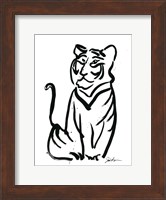 Inked Safari V-Tiger Fine Art Print