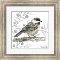 Backyard Birds II-Chickadee Fine Art Print