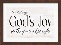 God's Joy Fine Art Print