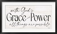 God's Grace and Power Fine Art Print