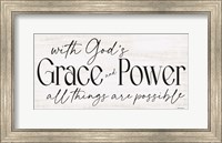 God's Grace and Power Fine Art Print