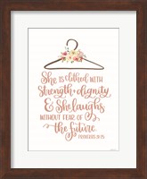 Clothed with Strength & Dignity Fine Art Print