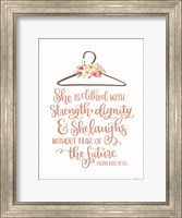 Clothed with Strength & Dignity Fine Art Print