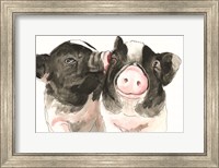 Piglet Kisses Fine Art Print