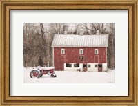 Lickdale Farm in Winter Fine Art Print