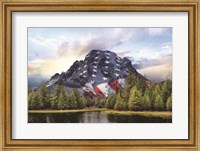 Patriotic Tetons Fine Art Print