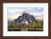 Patriotic Tetons Fine Art Print