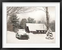 Winter on the Old Farm Fine Art Print