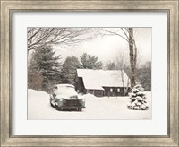 Winter on the Old Farm Fine Art Print