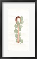 Kitchen Utensils - Slotted Spoon Framed Print