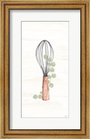 Kitchen Utensils - Wooden Whisk Fine Art Print