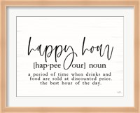 Happy Hour Definition Fine Art Print