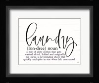 Laundry Definition Fine Art Print