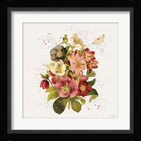 Vintage Petals VIII Framed Print