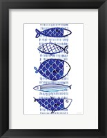 Blue Fish I Fine Art Print