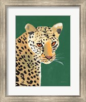 Colorful Cheetah on Emerald Fine Art Print