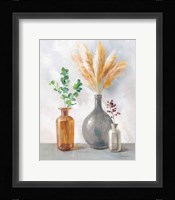Natural Riches II Charcoal Framed Print