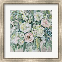 White Wedding on Gray Fine Art Print