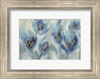 Blue Fairy Tale Floral III Light Fine Art Print