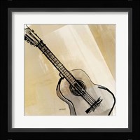 Guitar Neutral Fine Art Print
